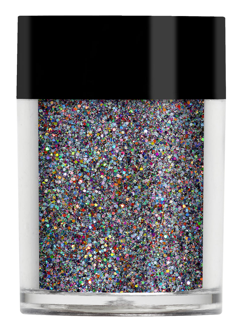 Pewter Holographic Multi Glitz