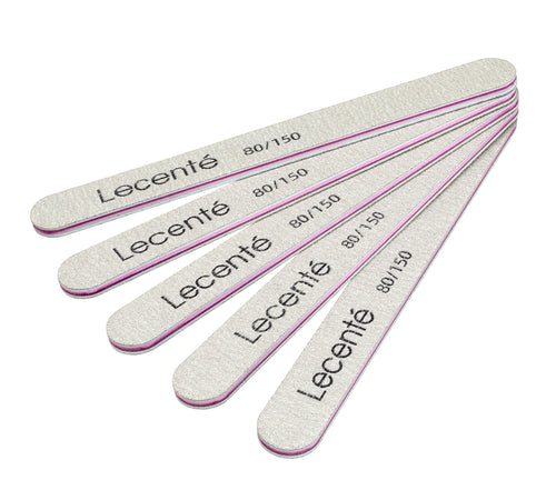 80/150 Straight Nail File - Lecente