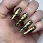 Gold Stripes Nail Art Foil