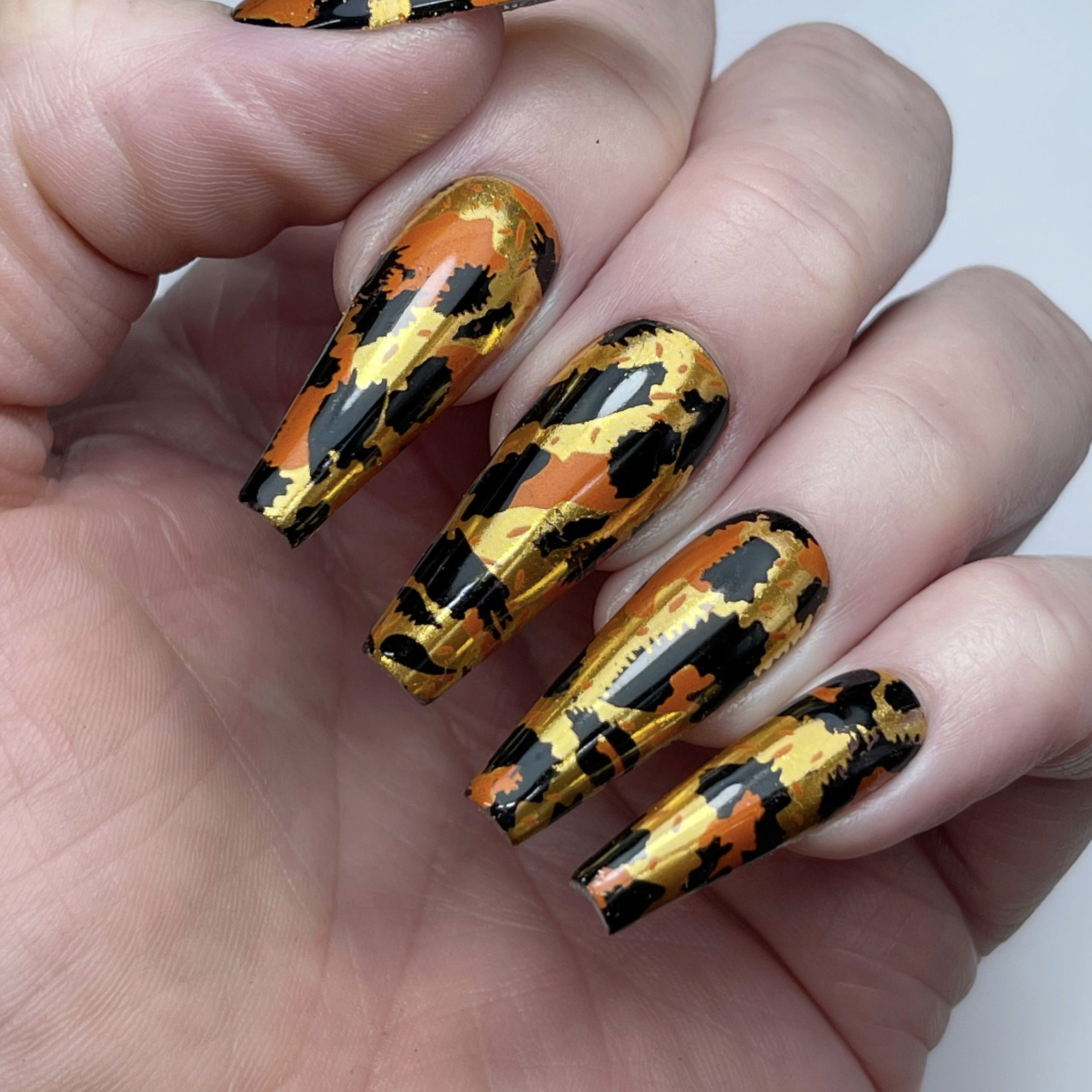 Metallic Leopard Nail Art Foil – OMG Beauty Solutions