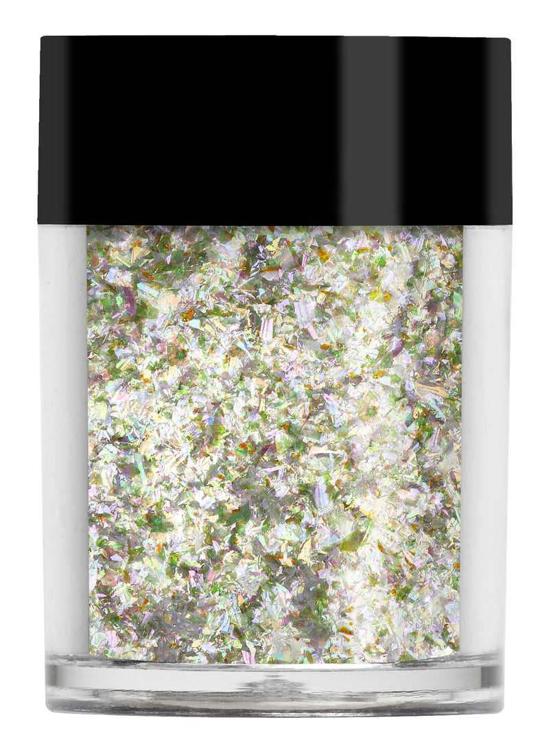 Platinum Orange Iridescent Flakes
