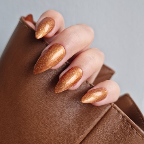 Pumpkin Spice - Metallic Gel Polish
