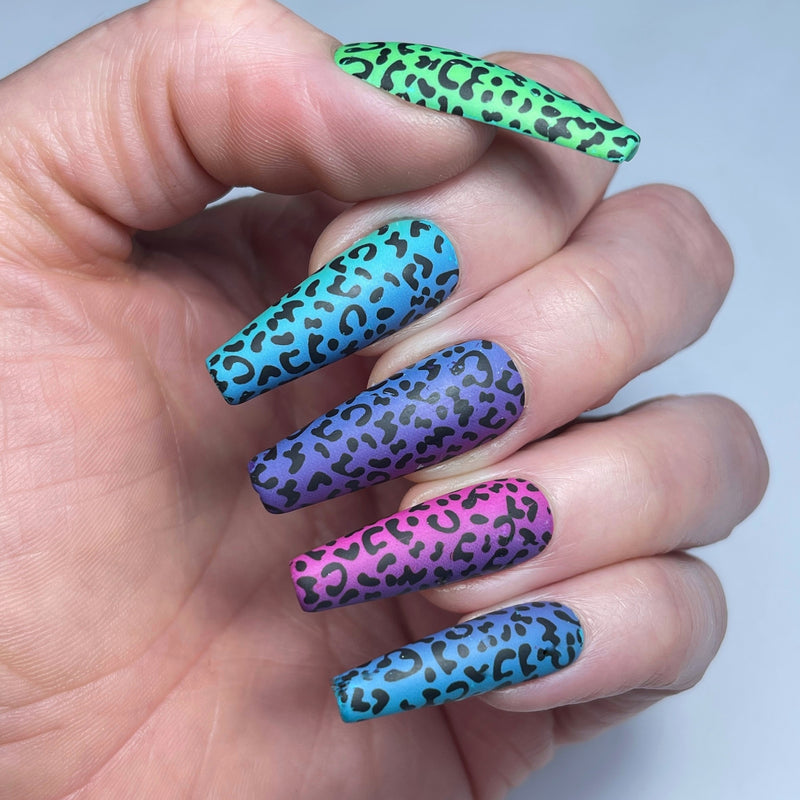 Rainbow Leopard Foil