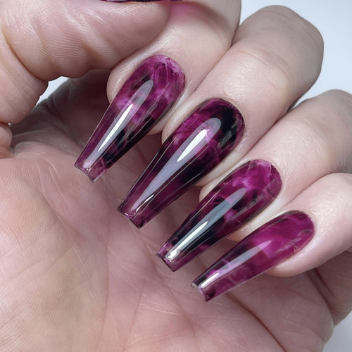 Smoky Purple Nail Art Foil