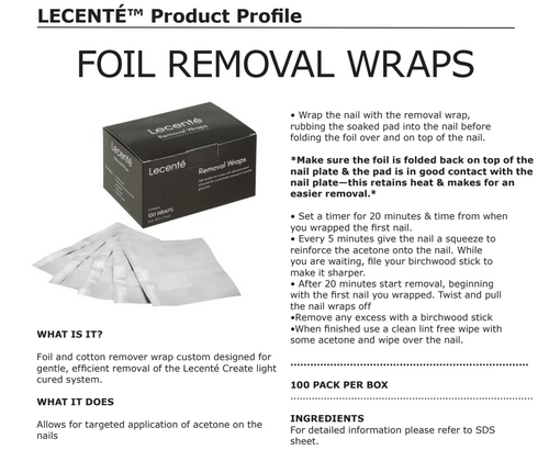 Foil Remover Wraps