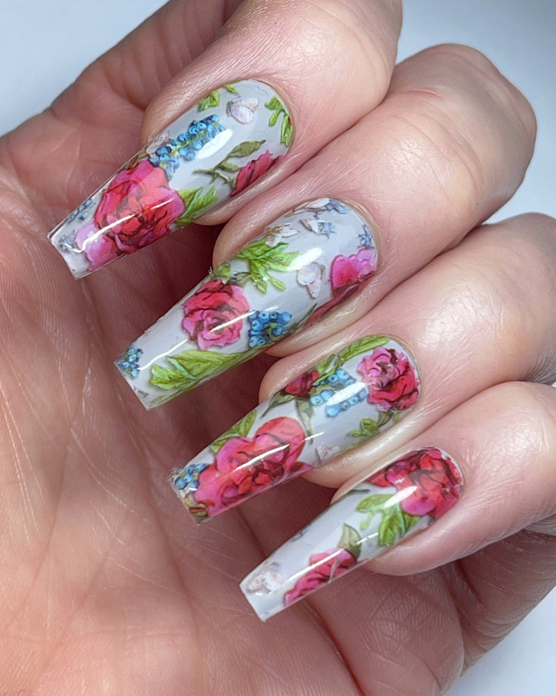 Pink Rose Foil